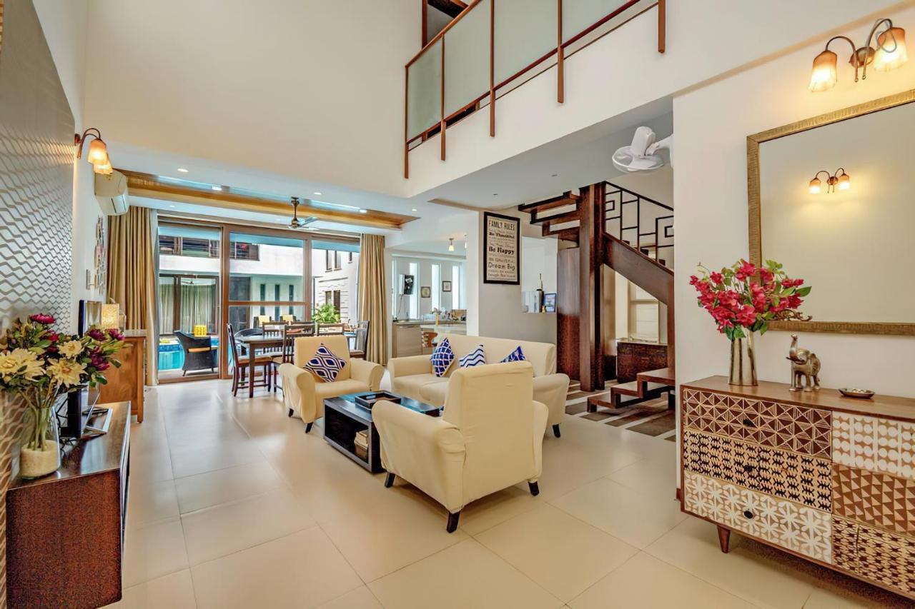 Ochre Villa- Luxury Property In Assagaon / 바가토르 외부 사진